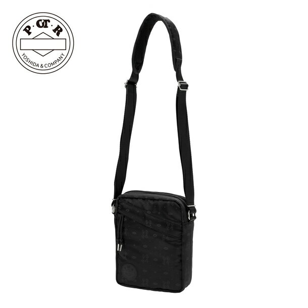 POTR / POTR MONOGRAM VERTICAL SHOULDER BAG / ピー オー ティー アール モノグラム バーティカル ショルダーバッグ 998-19805/吉田カバン 斜め掛け ブランド 軽量 レディース メンズ ナイロン 大人 ミニ