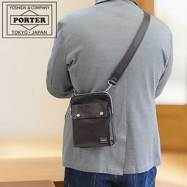 ポーター フリースタイル ショルダーバッグ(S) 707-07146 吉田カバン PORTER FREE STYLE 斜め掛け メンズ ウエストバッグ 小さめ ミニ 男性 レディース