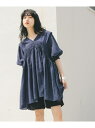 【SALE/30%OFF】2WAYシャーリングミニワンピース KBF ケービーエフ ワンピース・ドレス ワンピース ブラック ホワイト ブルー ネイビー【RBA...