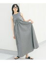 【SALE/30%OFF】ドロストチェックキャミワンピース KBF ケービーエフ ワンピース・ドレス ワンピース ネイビー【RBA_E】【送料無料】[Rakut...