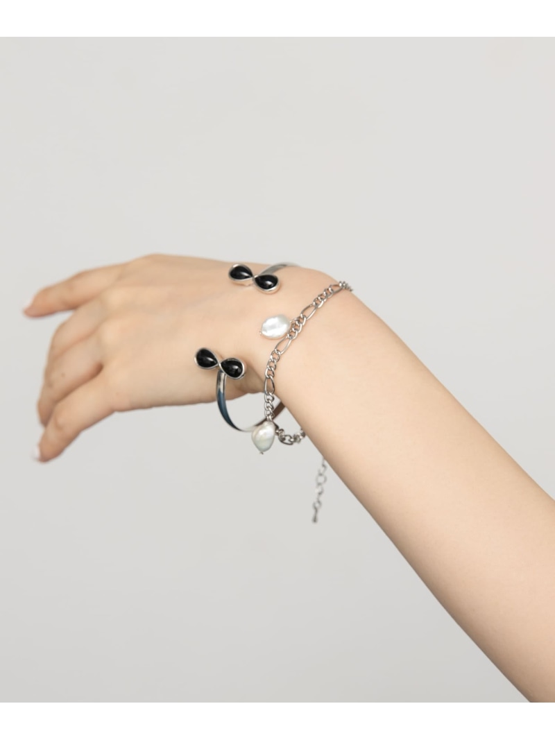 バングルコンビブレスレット KBF ケービーエフ アクセサリー・腕時計 ブレスレット・バングル シルバー[Rakuten Fashion]のサムネイル