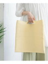 【SALE/60%OFF】スクエアニットBAG KBF ケービーエフ バッグ ハンドバッグ ベージュ イエロー ブラック【RBA_E】[Rakuten Fash...