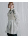 【SALE/20%OFF】ストライプウエストタックミニワンピース KBF ケービーエフ ワンピース・ドレス ワンピース ブルー ベージュ【RBA_E】【送料無料...