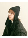 【SALE/50%OFF】ロングイヤーフラップニットキャップ KBF ケービーエフ 帽子 ニット帽・ビーニー レッド ベージュ ブラック【RBA_E】[Raku...