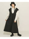 【SALE/70%OFF】Uネック2WAYジャンパースカート KBF ケービーエフ ワンピース・ドレス ワンピース ベージュ ブラック【RBA_E】[Rakut...
