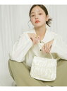 【SALE/55%OFF】サテンギャザーハンドBAG KBF ケービーエフ バッグ ハンドバッグ ピンク ブルー ホワイト【RBA_E】[Rakuten Fas...