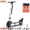 〔特定小型原動機付自転車〕〔1000円OFF GWスペシャルクーポン★3日〜6日!先着順!〕 電動キックボード 公道走行可 折りたたみ 軽量 免許不要 保安部品...