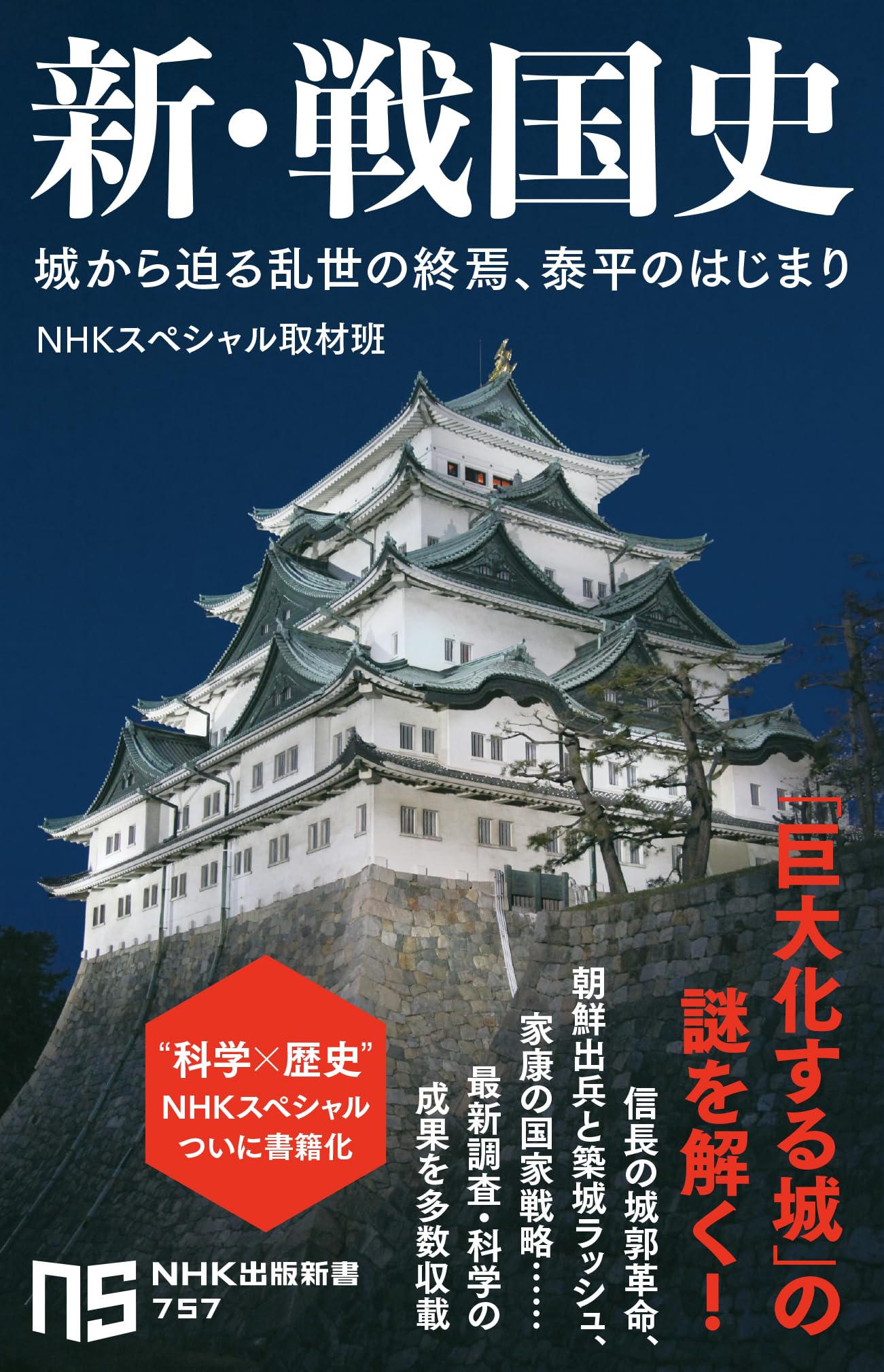 新書 歴史 城から迫る乱世の終焉 泰平のはじまり 日本史 戦国時代 戦国城郭 防衛施設 築城技術 解説書 読み物 文庫本 学習 趣味 知識 専門書 読書 教養 NHK出版新書