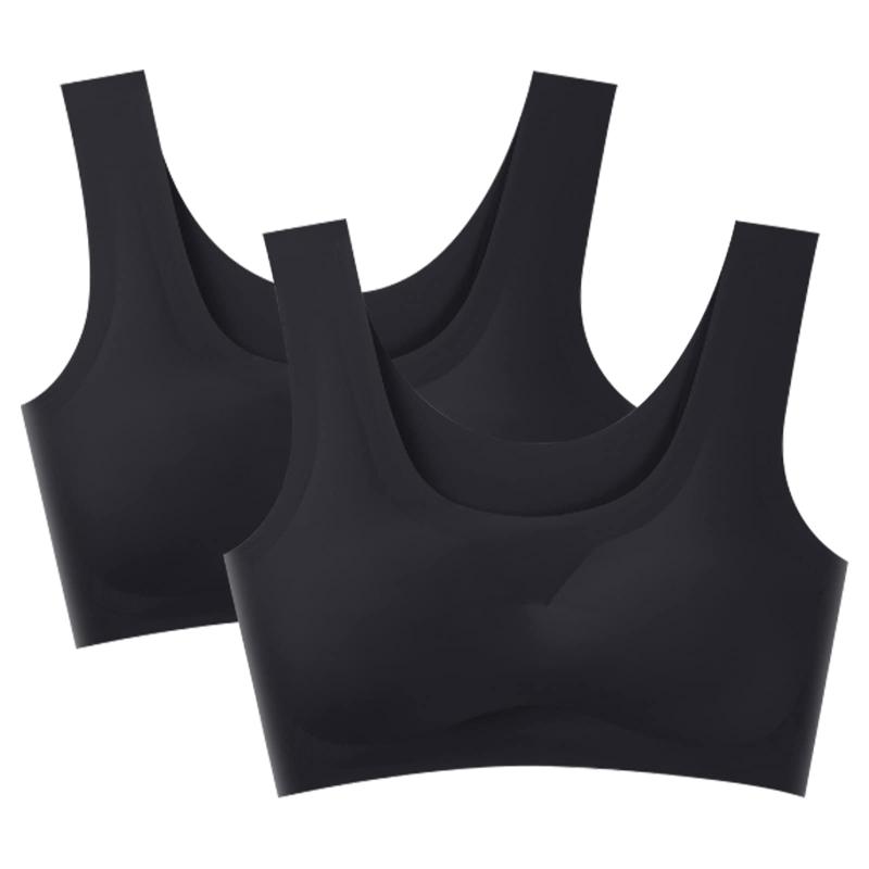 [Barifall] ノンワイヤーブラジャー シームレスブラ 脇高 ナイトブラ 締め付け感ない スポーツブラ 無縫製 昼夜兼用