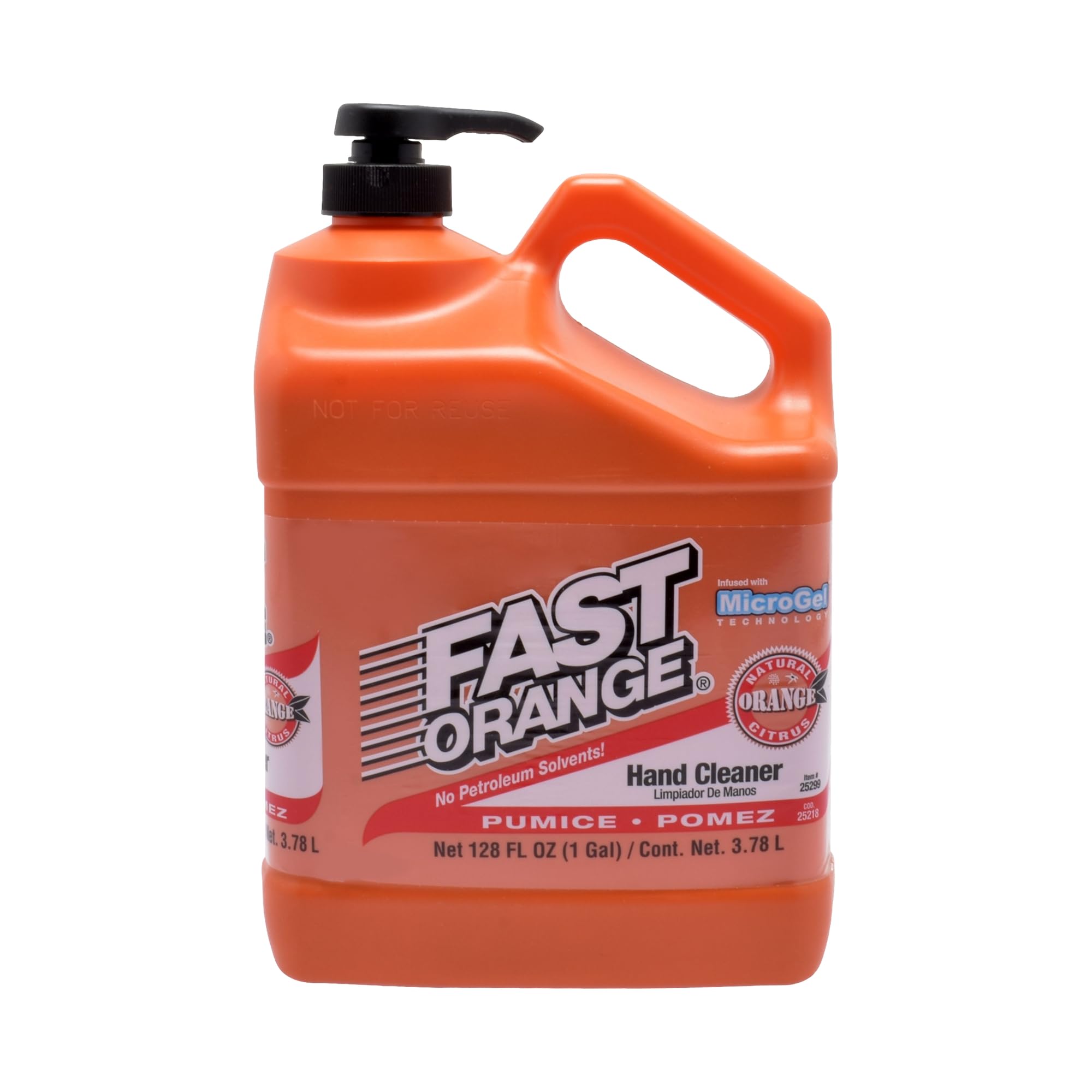 ハンドクリーナー オレンジ 3.8L 水を使わない 速乾性 業務用 油汚れ落とし 洗浄剤...