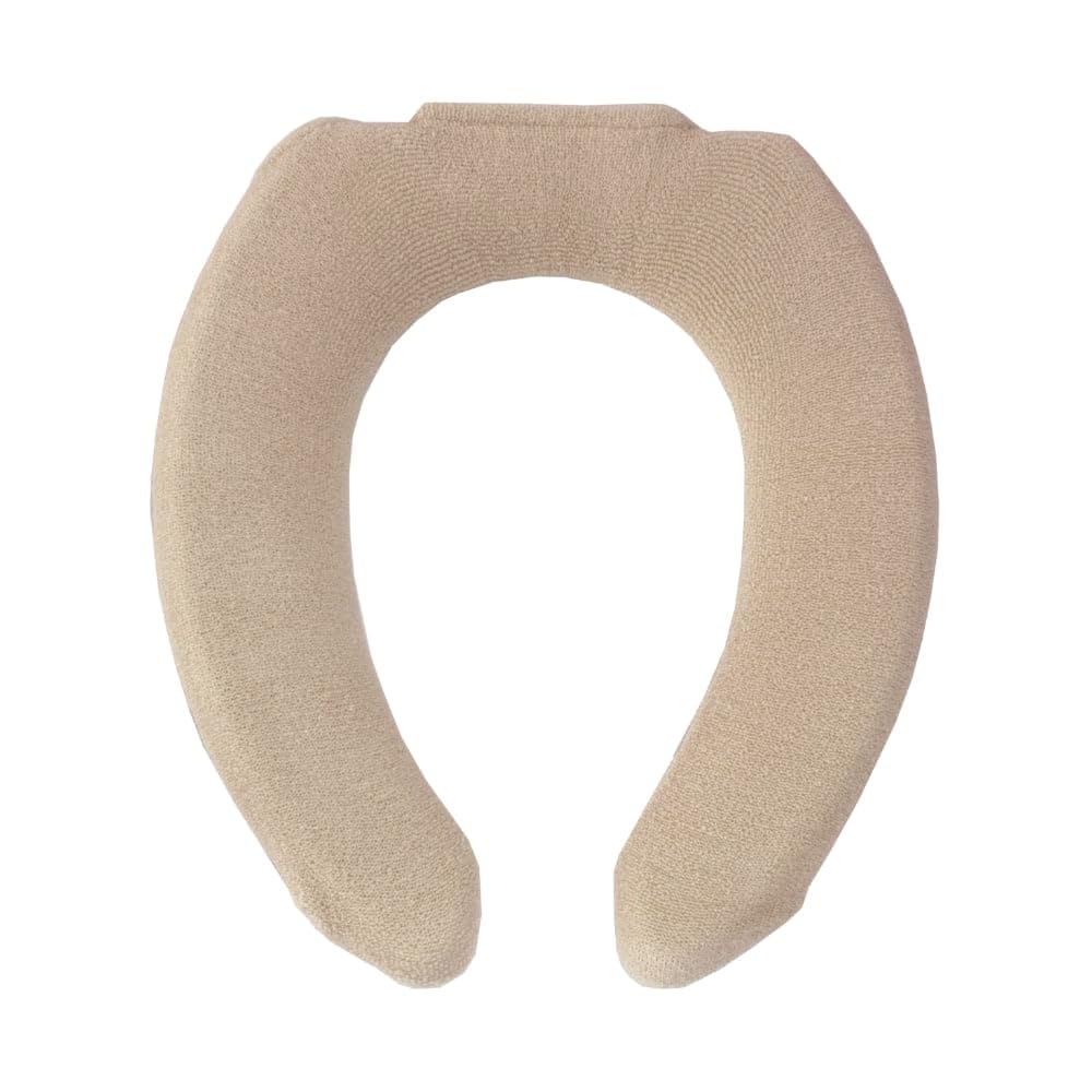・サイズ:約9×8.7×1cm ・重量:約65g ・素材:(表糸)アクリル100%、(芯糸)ナイロン91%、ポリウレタン17% ・原産国:日本 ・機能:抗菌防臭加工 ・対応便座タイプ:U型(洗浄暖房機能のついていない型) ・使用制限:乾燥機使用不可