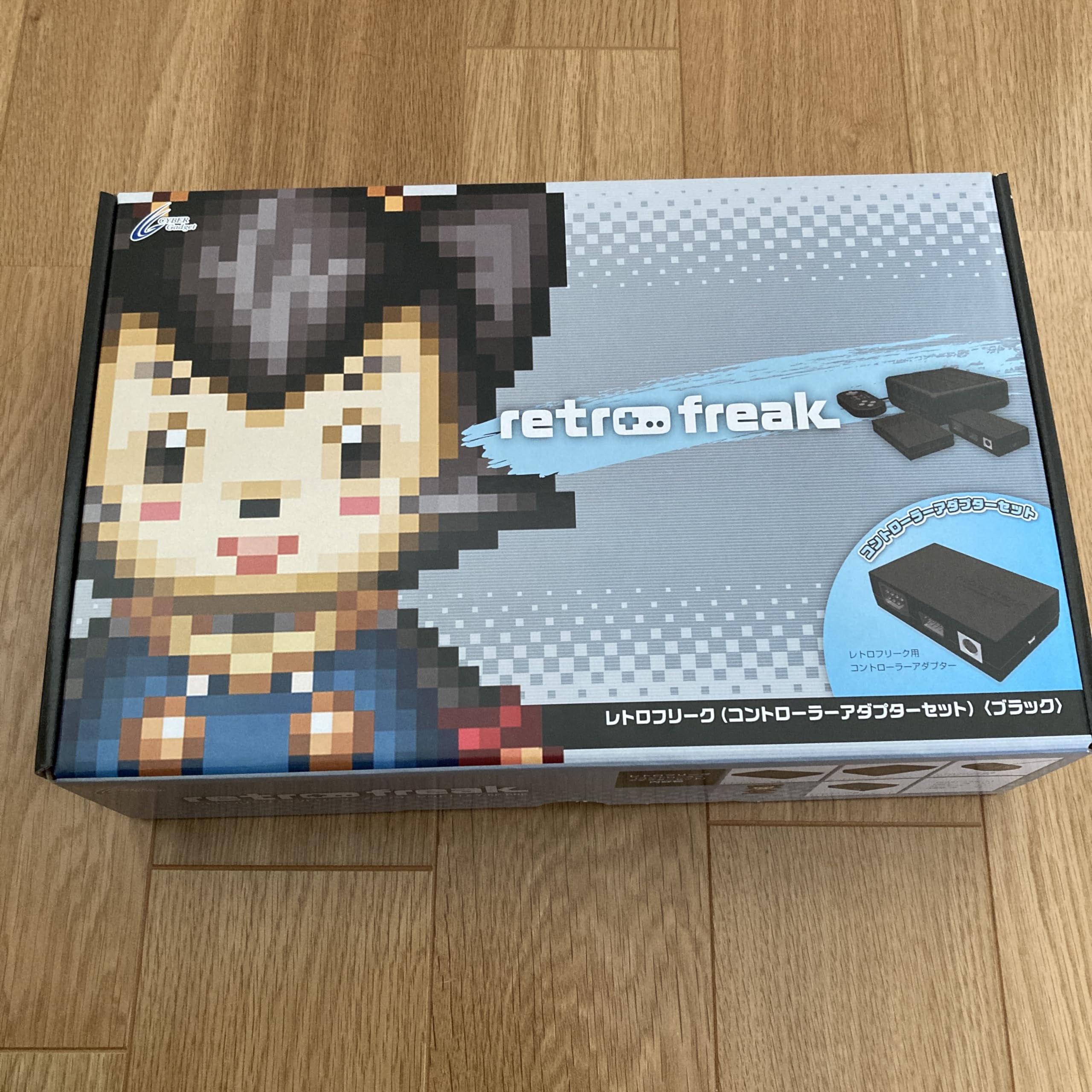 レトロゲーム互換機 コントローラーアダプターセット ブラック 本体 8ビット 16ビ...
