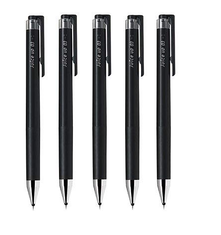 ・ボールペン種別:ゲルインキ ・インク色:黒 ・セット内容:5本セット ・ボール径:0.4mm ・機構:ノック式