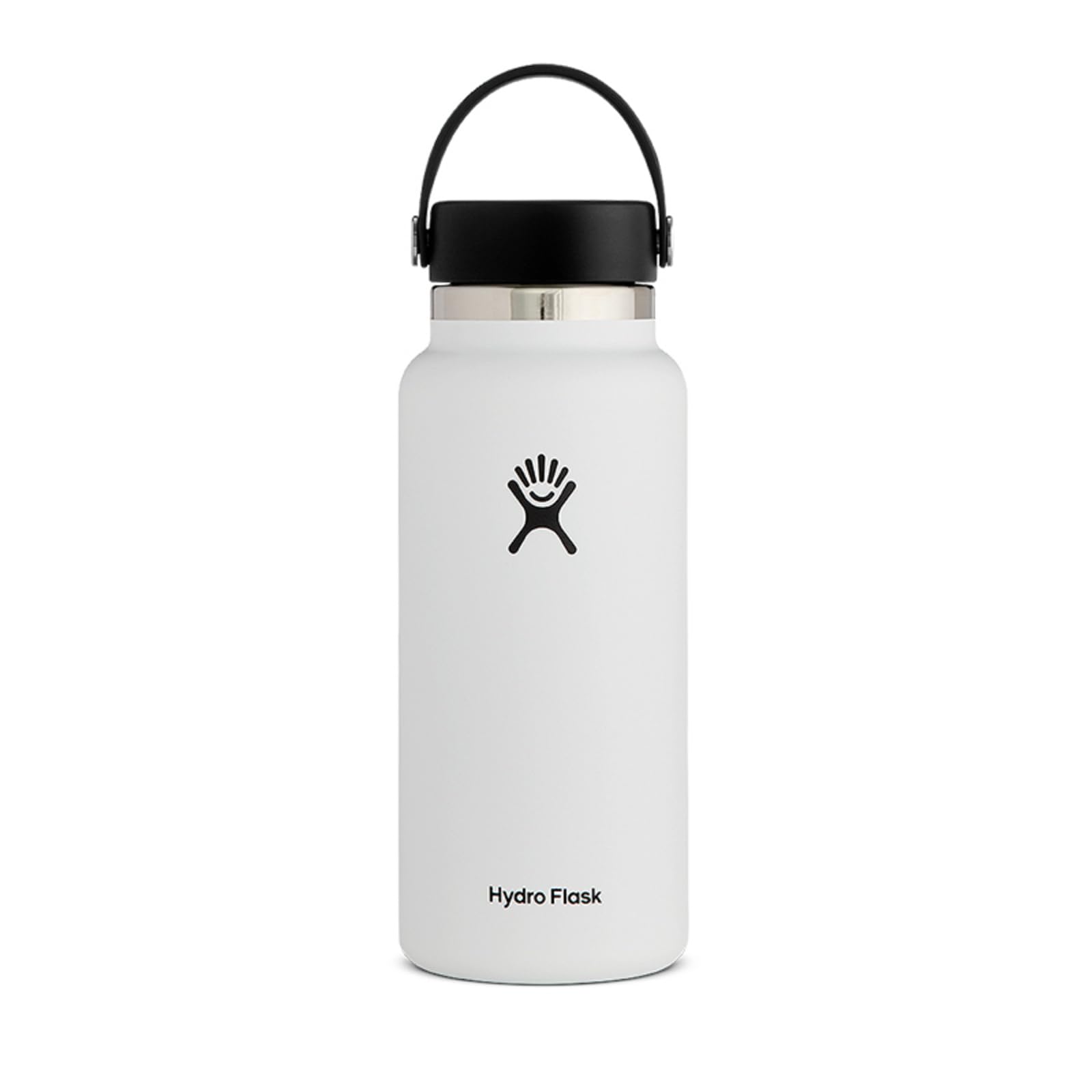 ステンレスボトル 945ml ワイドマウス 保冷専用 直飲み 水筒 32oz 真空二重構造 18-8ステンレス製 ホワイト 大容量 スポーツ アウトドア キャンプ オフィス 持ち運び 携帯ボトル おしゃれ シン