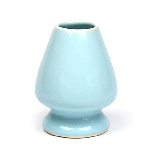 茶筅立て くせ直し 茶筅休め 国産 陶製 ブルー 茶道具 直径6.7cm 高さ7.3cm 茶筅保管 乾燥 変形防止 傷み防止 茶道道具 茶器 日本製 陶器製 茶せん直し 茶筅立て 青色