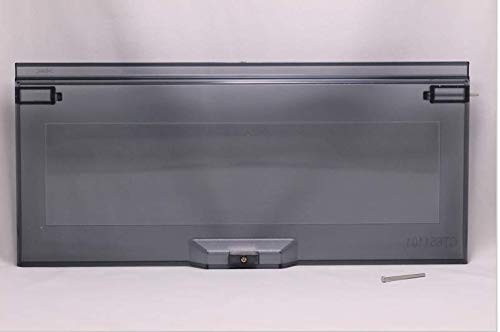 ポスト取出口ふた 1Bタイプ用 スモークグレー 幅366×高さ166mm ピンタイプ 芯線タ...
