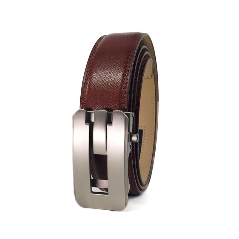 [ulterra] ベルト メンズ 本革 オートロック ギフトボックス付き 穴なし ビジネス スーツ カジュアル 無段階 メンズベルト