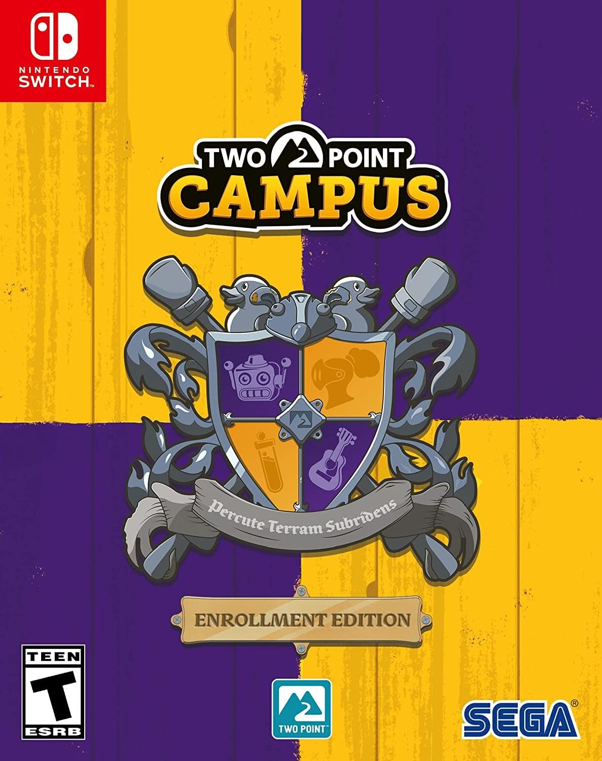 大学運営シミュレーションゲーム Nintendo Switch ソフト Two Point Campus Enrollment Launch Edition 輸入版 北米版 経営シミュレーション 街づくり ゲーム シミュレーション 建設 経営 管理 育成 ゲームソ