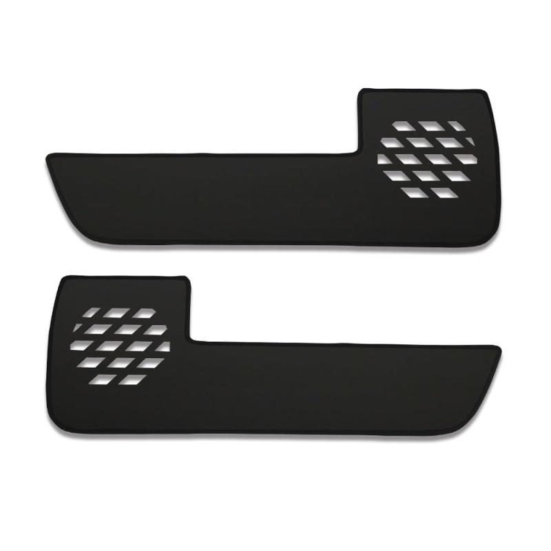 CORSA N-BOX JF5 JF6 専用 ドアトリムガード フロント 2PCS 黒レザー キックガード デザイン 傷防止 内装 縫製 日本製 保護 プロテクター コンソール アクセサリー ホンダ HONDA [5]-2 S