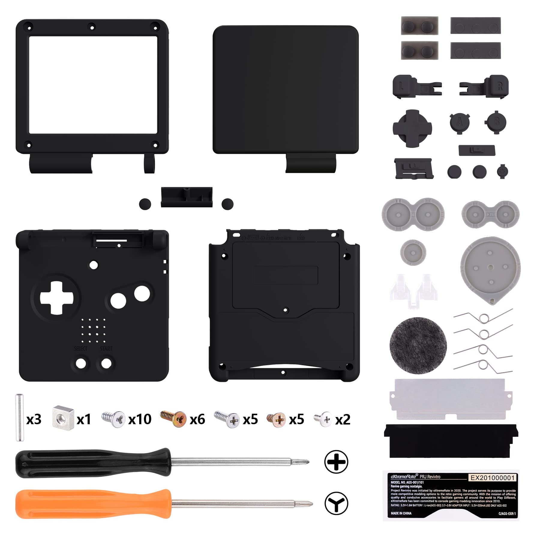・対応機種:GBA SP ・素材:プレミアムABS ・表面加工:マット仕上げ ・対応スクリーン:IPS液晶および標準LCD
