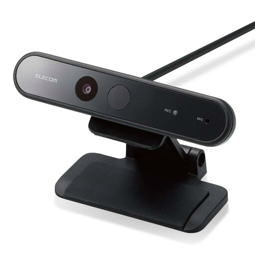 エレコム WEBカメラ UCAM-CF20FBBK 200万画素 フルHD 1080p 30FPS Windows Hello顔認証対応 マイク内蔵 ケーブル長1.5m ブラック エレコム WEBカメラ UCAM-CF20FBBK 200万画素 フルHD 1080p 30FPS Windows Hello顔認証対応 マイク内蔵 ケーブル長1.5m ブラック