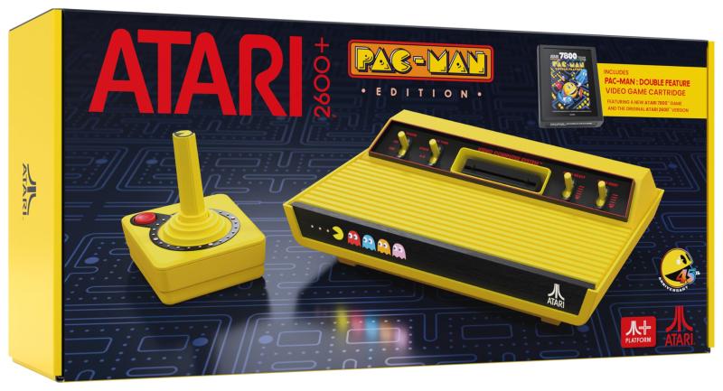 Atari 2600+ パックマンエディション 【特典】「PAC-MAN: Double Feature」カートリッジ(PAC-MAN 7800と PAC-MAN 2600がプレイ可能)、CX-40+ ワイヤレスジョイスティック(パックマン)、HDMI