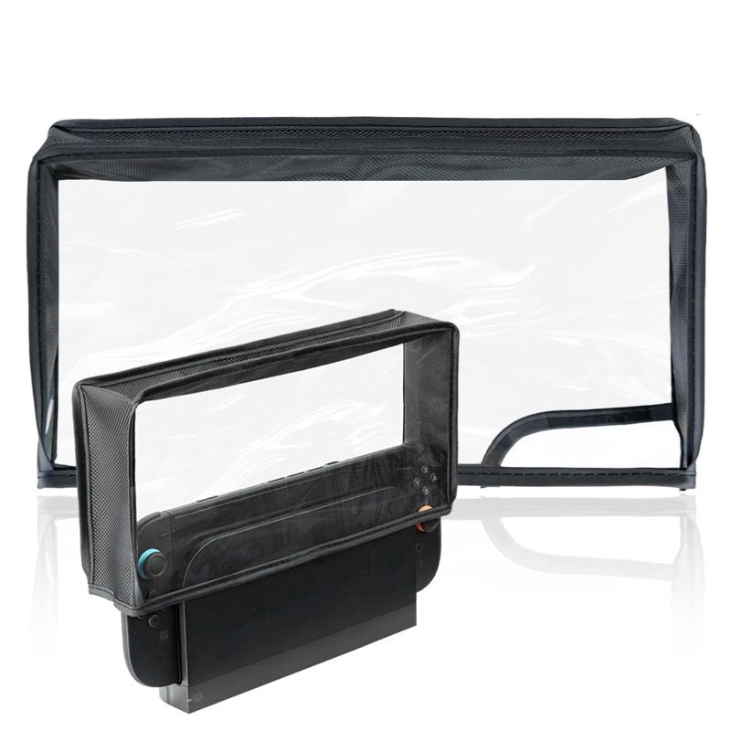 Makuki Switch2（2025年モデル）対応 ドック用防塵カバー ダストカバー 透明 TPU製 傷防止 汚れ防止 防塵 保護ケース 全面保護 お手入れ簡単 スイッチ2本体＆ドック対応