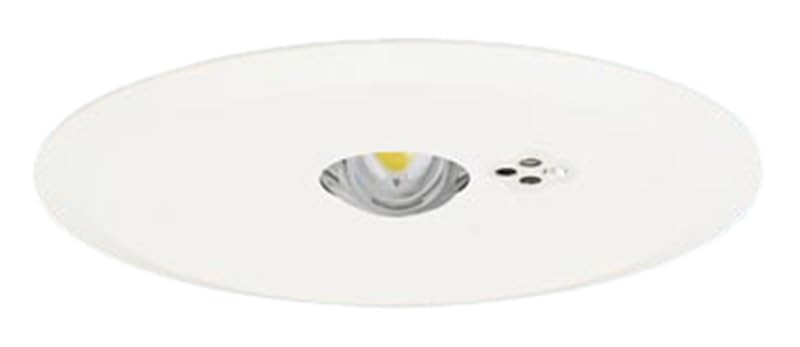 ・埋込穴径:φ150mm ・埋込高:80mm ・質量:0.8kg ・光源:非常時/非常灯用LED点灯 ・色温度:5000K ・電圧:100~242V ・消費電力:1.3W ・カバー素材:鋼板(クールホワイトつや消し仕上) ・レンズ素材:ガラス ・蓄電池:ニッケル水素蓄電池 ・機能:点検スイッチ付、充電モニタ(緑)付、自己点検スイッチ付、リモコン自己点検機能付 ・交換電池:FK709 ・取付条件:水平天井取付専用、天井埋込型 ・対応天井高さ:~6m ・非常時間:30分間タイプ ・非常灯評定番号:LALE-006 ・配光番号:K0143775