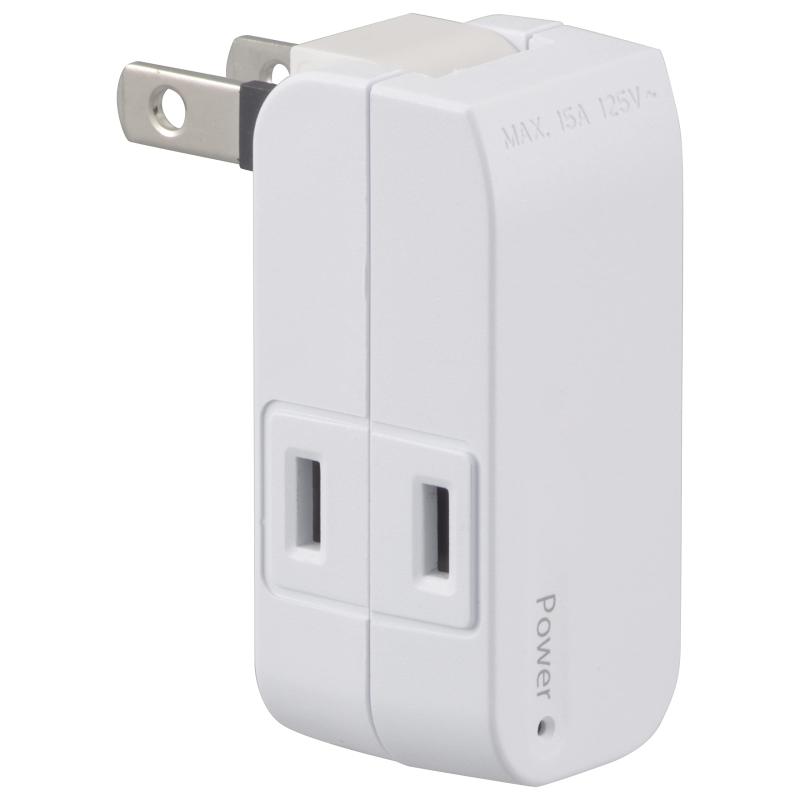 オーム電機 電源タップ コンセントタップ 通電火災防止 発煙ガードマイクロタップ