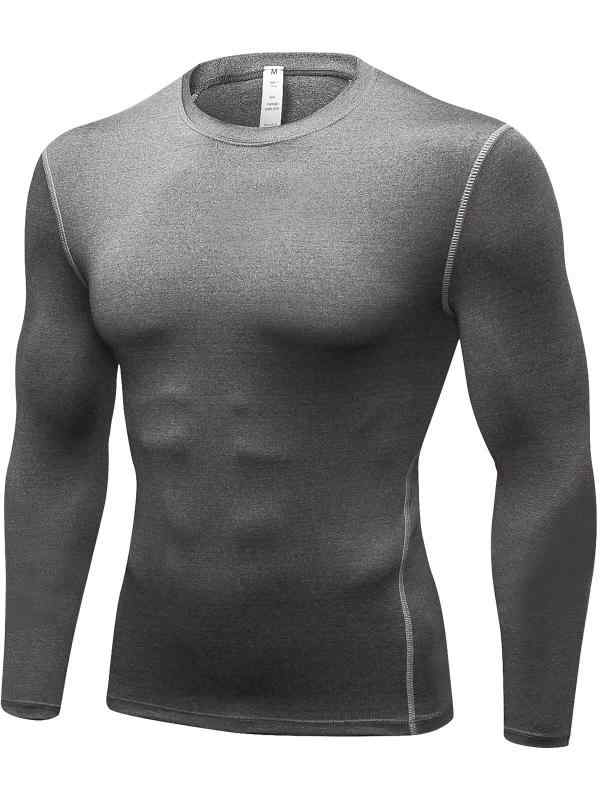 [THREEGUN] コンプレッションウエア メンズ アンダーシャツ 長袖 コンプレッション トップス 冷感インナー スポーツ ランニングウェア 通気 吸湿 速乾 UVカット