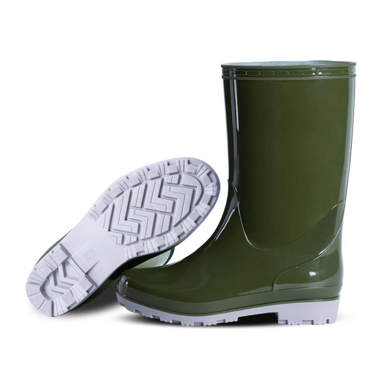 [Jollywalk] PVC長靴 レインシューズ レインブーツ 作業長靴 軽半 ワークブーツ 軽量 防水 吸汗裏布 メンズ レディース 男女兼用 梅雨 釣り 洗車 園芸 農業 雪 3E