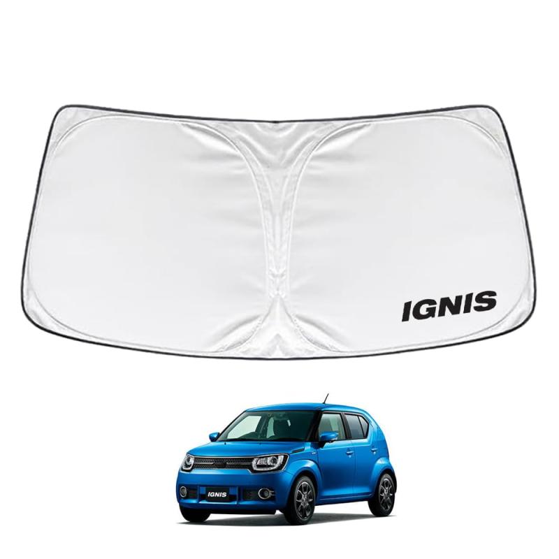 SAWAKAKI スズキ 専用設計 サンシェード フロントガラス用 ロゴ付き 日焼け防止 断熱 UVカット 紫外線カット 暑さ対策 コンパクトに収納