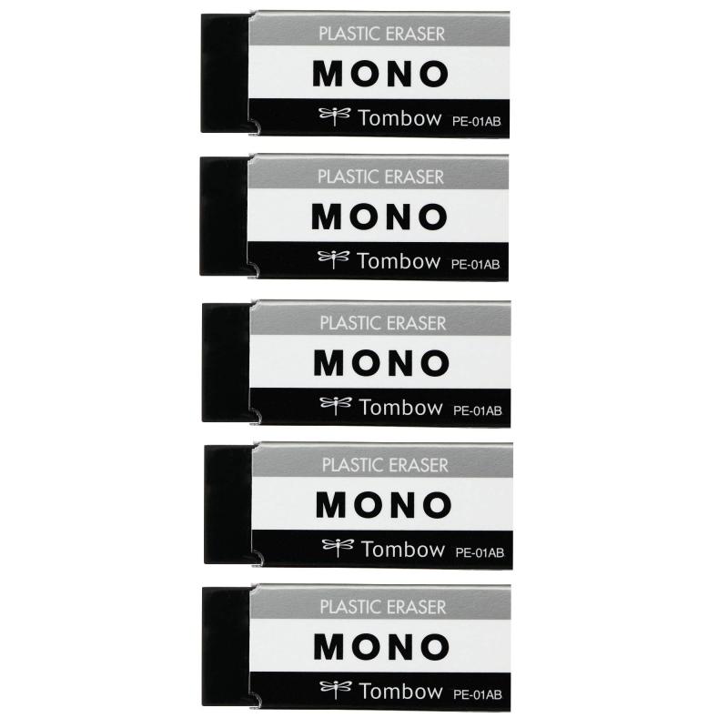 Erasers - トンボ鉛筆 MONO 消しゴム モノPE01 ブラック