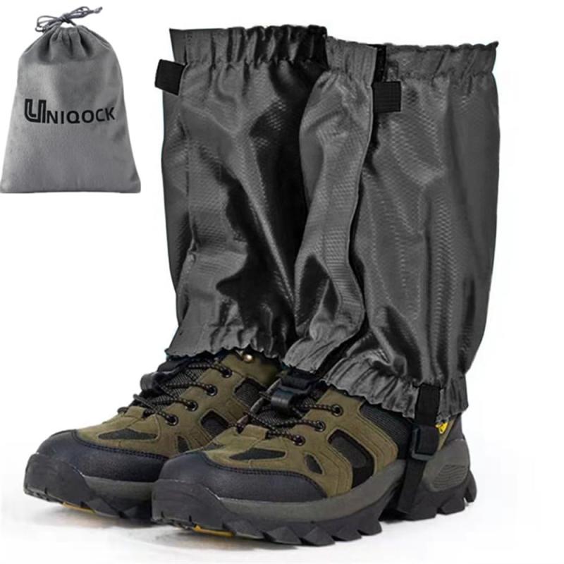 レッグカバー 登山ゲイター スパッツ 長さ46センチ ゲーター 登山用 渓流 ゲーター 雨や雪 砂埃や泥汚れから守るレッグカバー 透湿性 はっ水レッグカバー