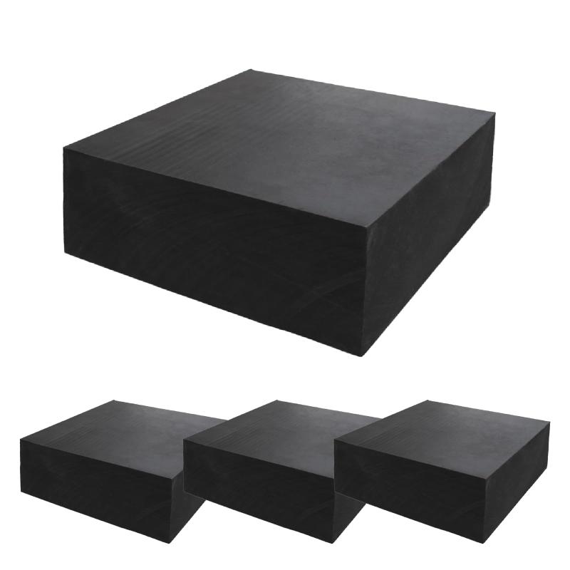 ゴムブロック 4個セット ゴム板 四角 滑り止め 緩衝材 傷防止 保護 家具 防振 防音 Mon amulette