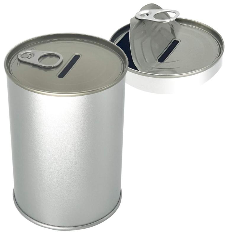 Produco メタルイージーオープンエンド 貯金箱 (シルバー) 韓国製