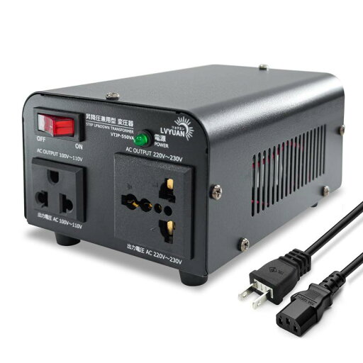 Yinleader(インリーダー) 変圧器 安定器 海外国内両用型変圧器 アップトランス ダウントランス 降圧 昇圧兼用型 ポータブルトランス 海外機器対 100V/110V→220V/240Vに変圧 Yinleader(インリーダー) 変圧器 安定器 海外国内両用型変圧器 アップトランス ダウントランス 降圧 昇圧兼用型 ポータブルトランス 海外機器対 100V/110V→220V/240Vに変圧