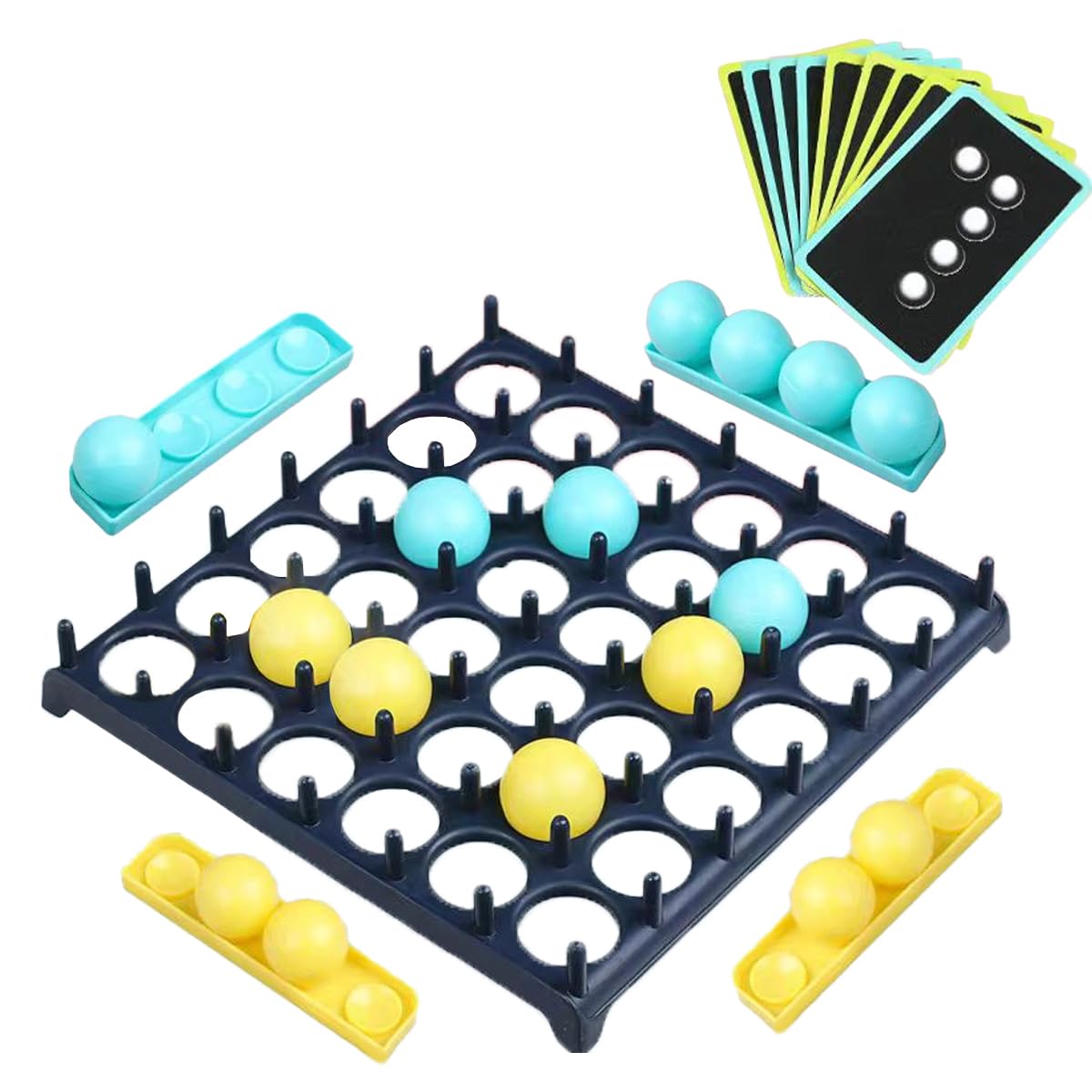 ボードゲーム バウンシングチェス パーティーゲーム 2~4人用 プラスチック製 子供 大人 家族 友達 親子 対戦ゲーム …