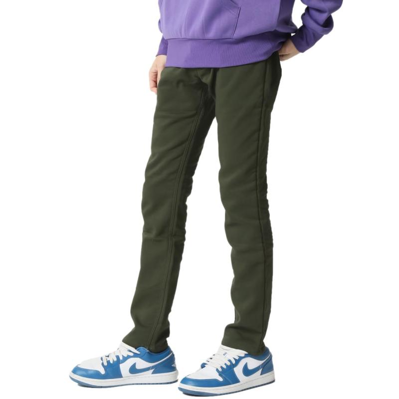 [アーケード] チノパン メンズ あったか 裏フリース ストレッチ スキニー デニム ジーンズ 暖パンツ