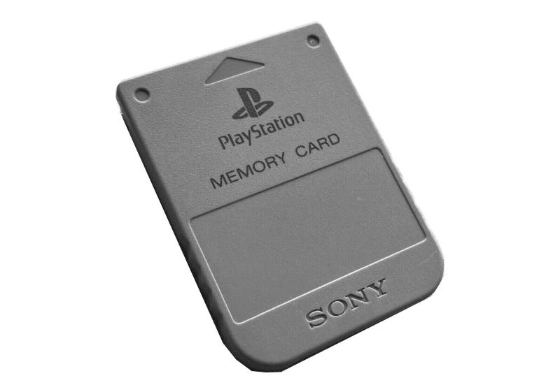 メモリーカード グレー PS