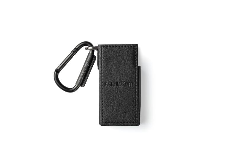 Astell&Kern AK HB1 Case Black [Bluetooth ポータブルUSB-DAC AK HB1専用ケース] ポリウレタンフェイクレザー使用 カラビナ付き【IRV-AK-HB1-CASE-BLK】(2)