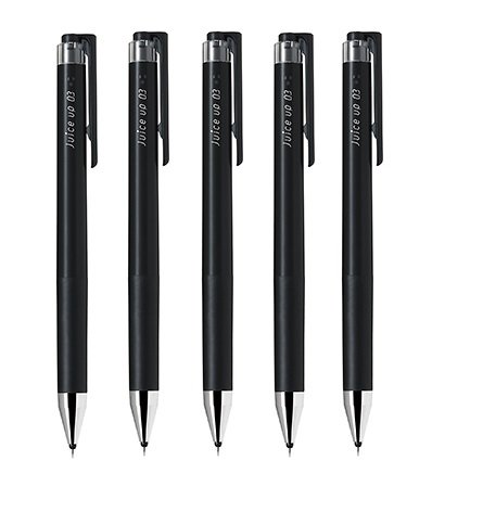 ・ボール径:0.3mm ・インク種類:ゲルインキ ・インク色:黒 ・本数:5本セット