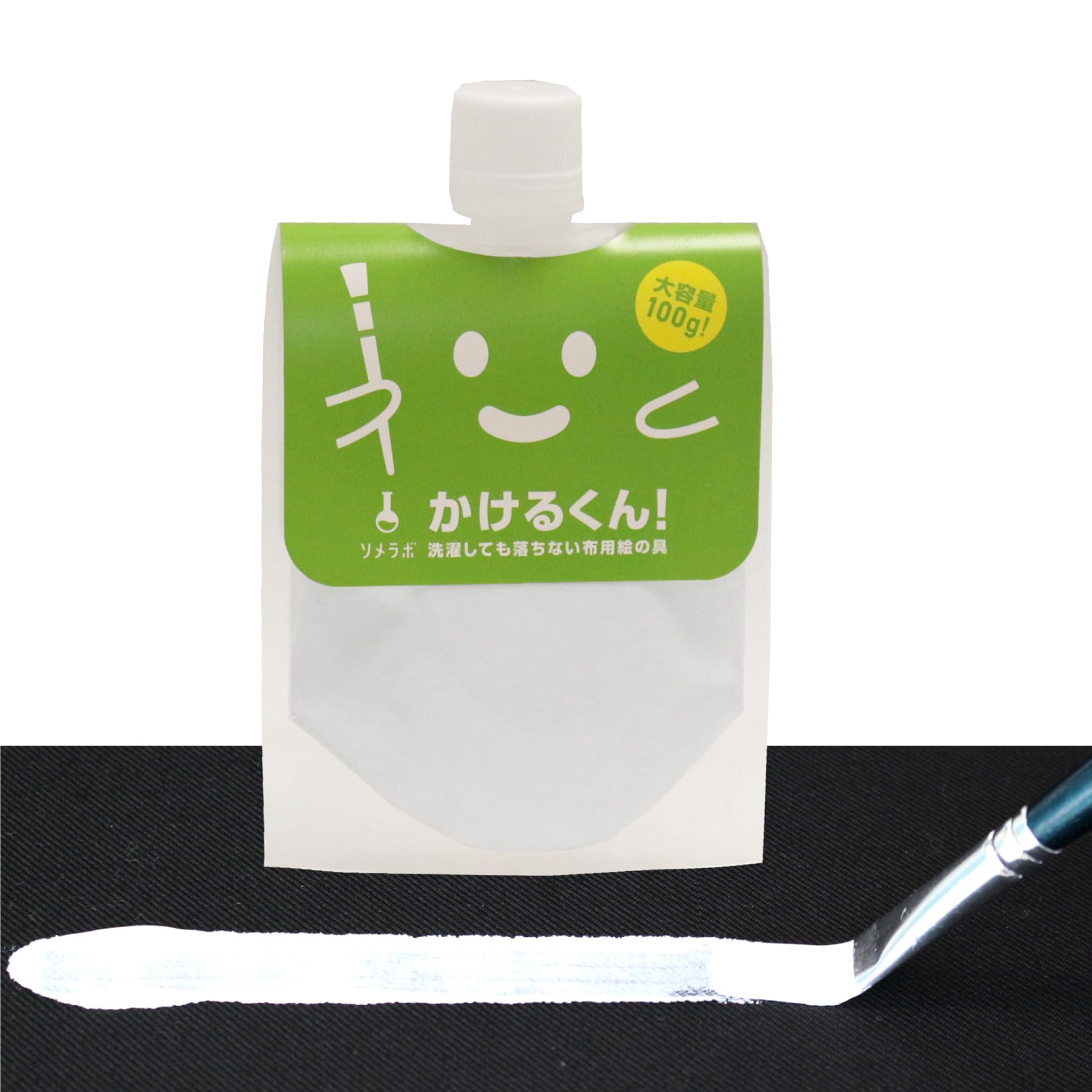・カラー:ホワイト ・内容量:100g ・成分:水性顔料、ノンホルマリンバインダー ・塗布可能範囲:約1m×1m