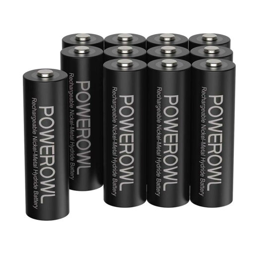 POWEROWL 単3形充電式電池、2800mAh 大容量電池 1.2V ニッケル水素電池 POWEROWL 単3形充電式電池、2800mAh 大容量電池 1.2V ニッケル水素電池