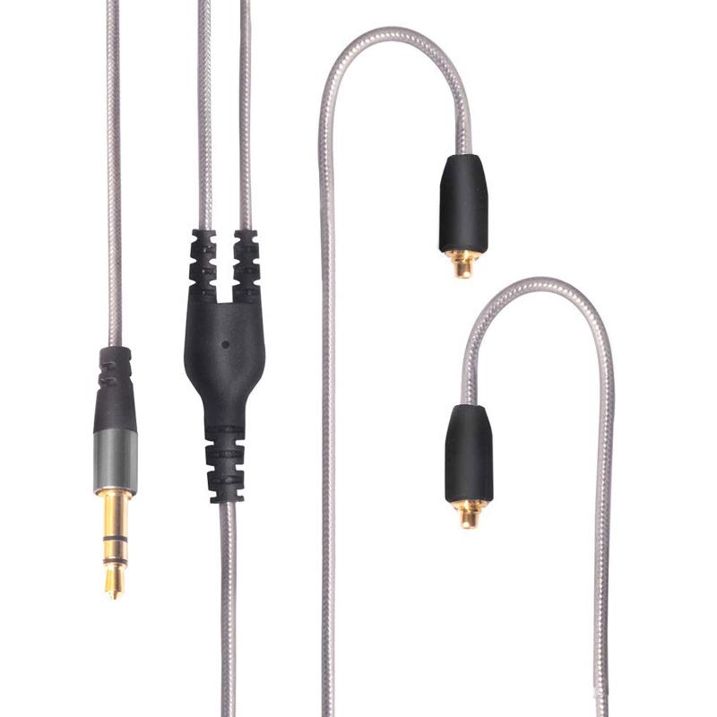 okcsc LSDD4 MMCX ケーブル リケーブル SEシリーズ用 リモコン 3.5mm