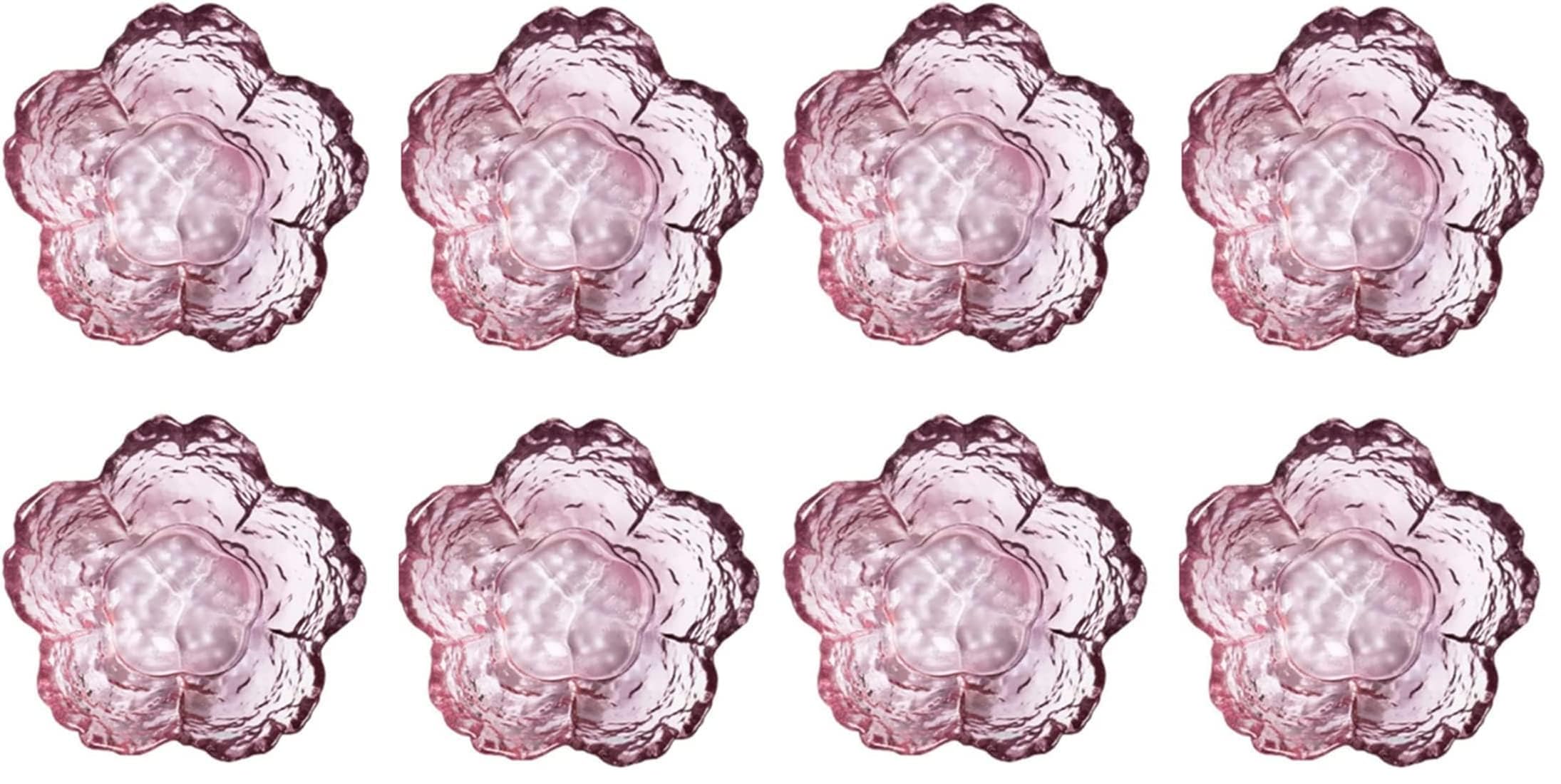 ・セット内容:桜の器4個 ・サイズ:直径約8.3cm×高さ3.6cm ・材質:ガラス