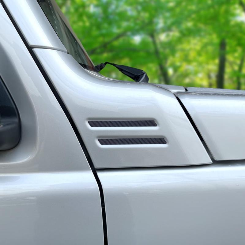 ジムニー ダミーダクト ステッカー ジムニーシエラ ノマド NOMADE JC74 カッティングステッカー 4枚セット 1台分 jimny JB64 JimnySIERRA JB74 ダクト風 改造 光沢 防水 耐水 屋外