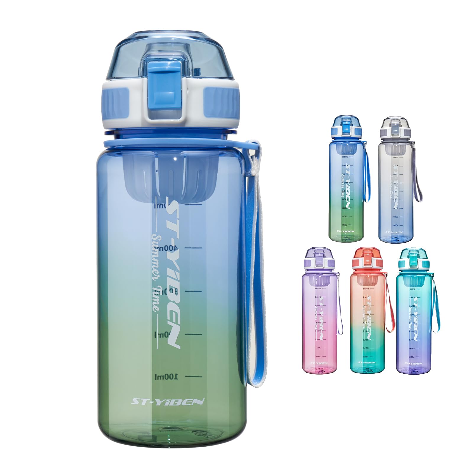 ボトル 水筒 1100ml プラスチック 軽量 耐冷耐熱 漏れ防止 BPAフリー 大容量 男女兼用 アウトドア スポーツ 登山 キャンプ ランニング ジム ハイキング 自転車