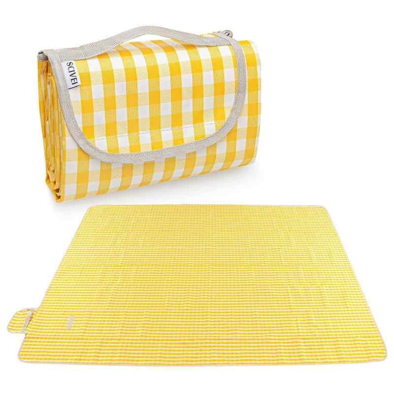 SCIVEI レジャーシート 防水 ピクニックマット 大判 150x200cm 3～6人用 折りたたみ 防湿 コンパクト収..