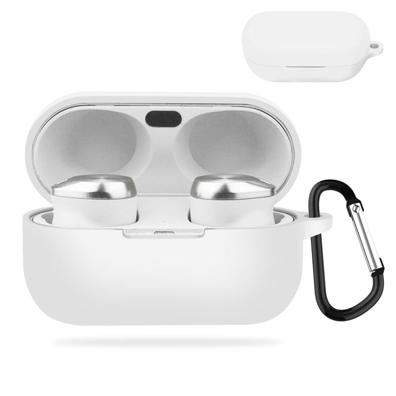 YAODLE Technics EAH-AZ80 用 ケース カバー パナソニック(Panasonic) Technics EAH-AZ80用保護ケース 装着充電可能 全面保護 落下防止 キズ防止 耐衝撃 防塵 軽量 収納 カラビナ付き